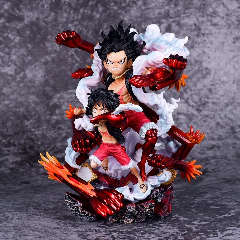 Wholesale 0ne Piece 2Nd Anniversary Edition Destiny Showdown Snake Man Luffy Hand Statue Model Ornament Figure