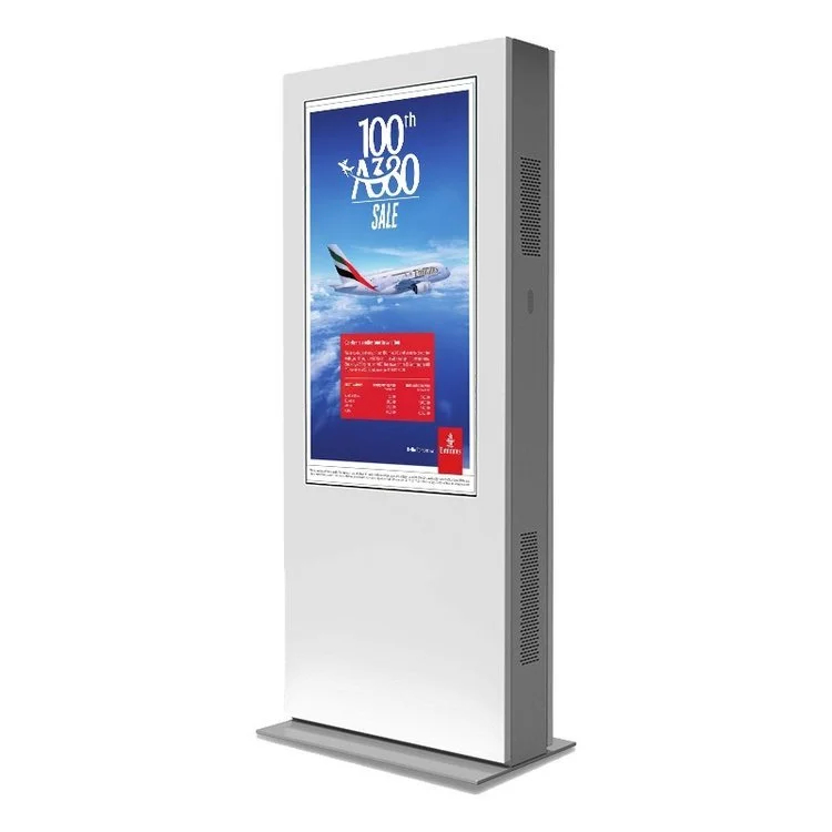 43 '55 ' IP65 Waterproof Outdoor Double Side LCD Touch Screen Floor Stand LCD Digital Signage Computer LCD Monitor Outdoor