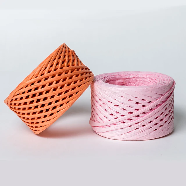 Recyclable raffia paper and raffia paper cord
