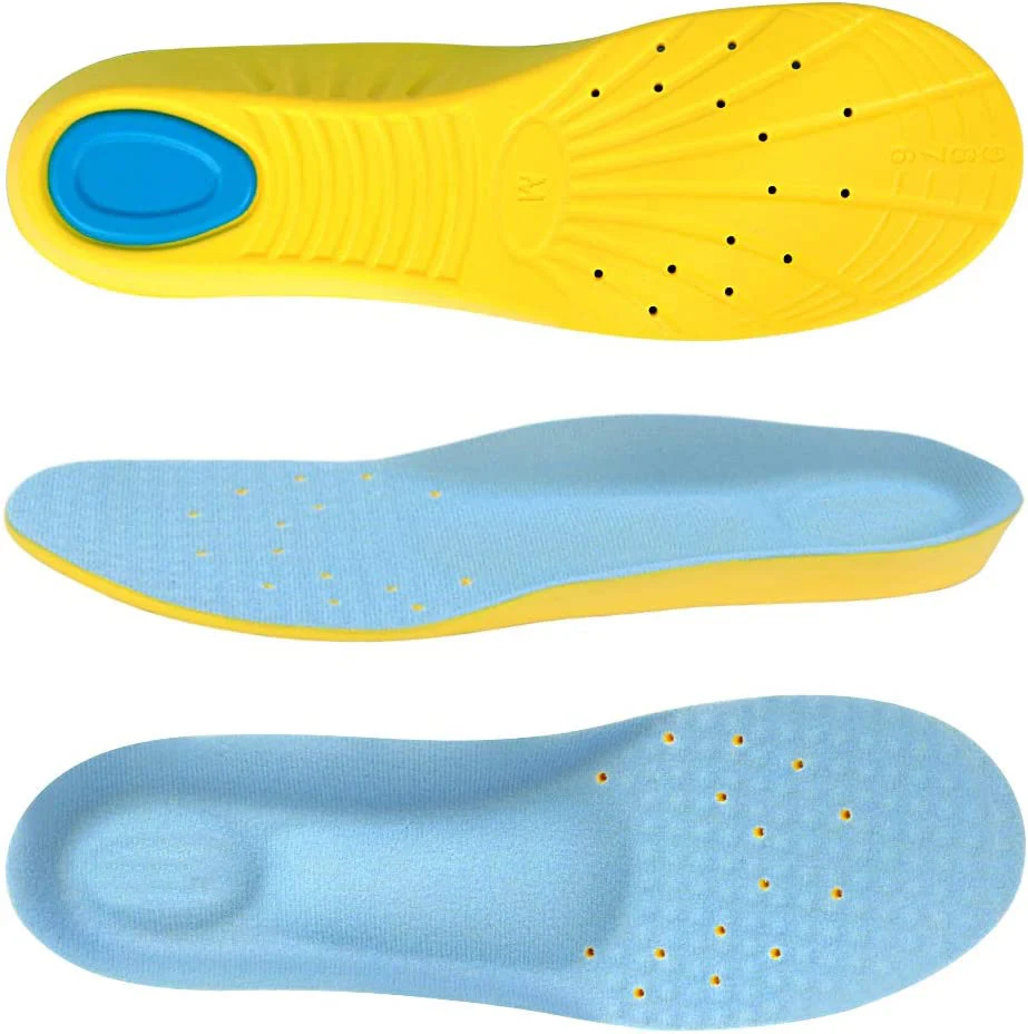 Custom Logo Breathable Memory Foam Orthotics Insoles Arch Supports Insoles For Shoes Sports
