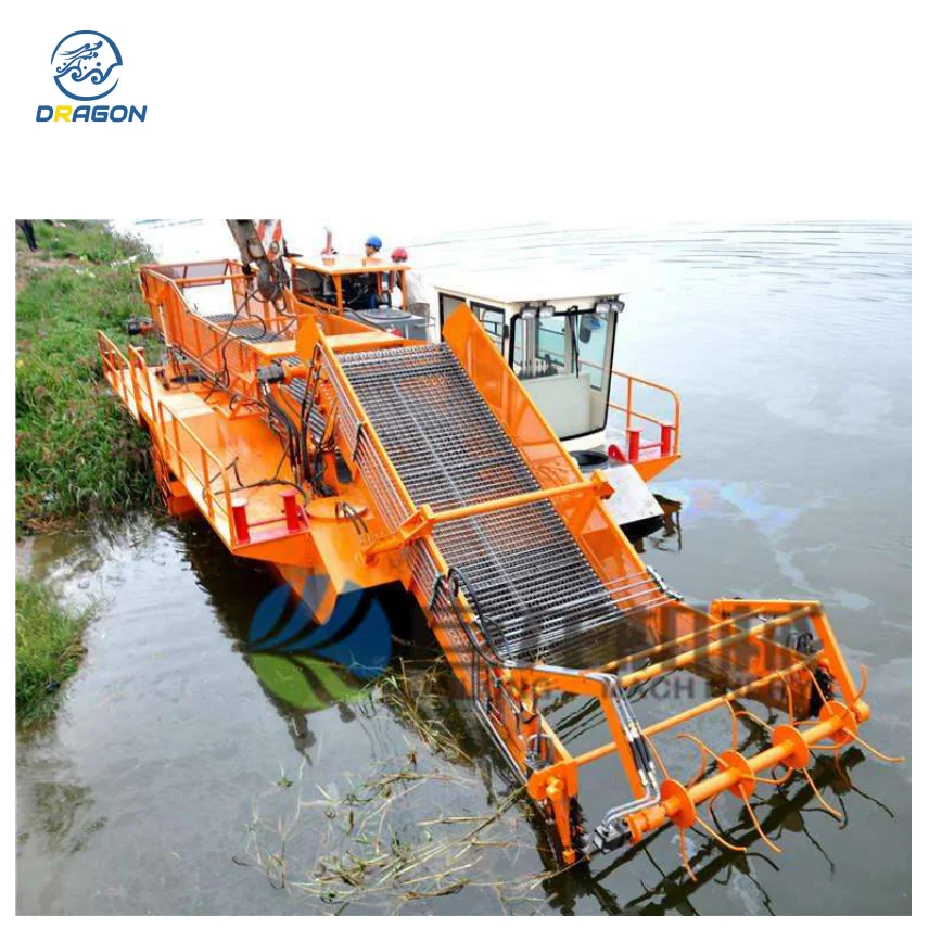 Хит продаж, уборочный комбайн с Гиацинтом для рек и озер