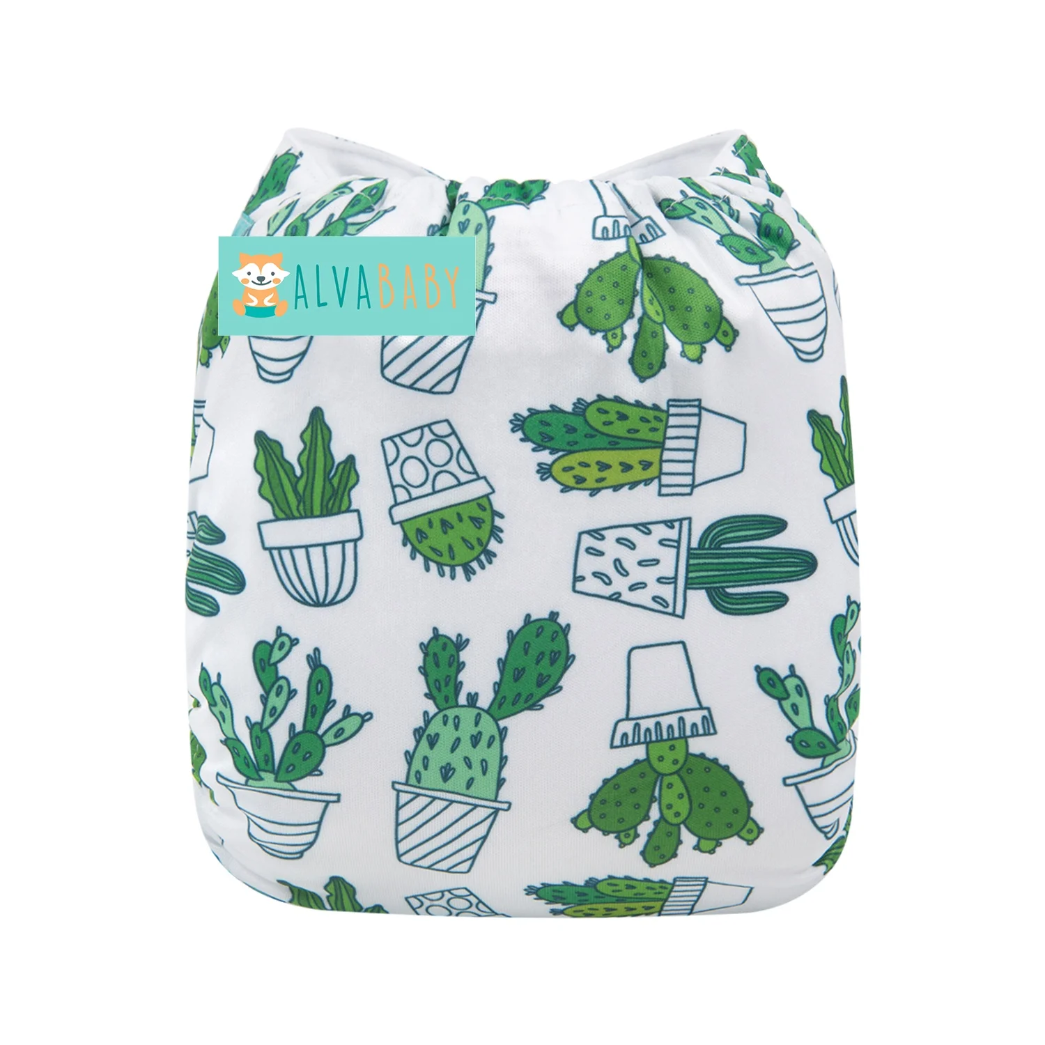 ALVABABY Waterproof Printed Diaper Patterned Pul Fabric Cloth Diapers For Baby