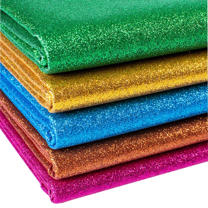 Полиуретановая кожа с блестками для женской детской обуви, сумки, банты для волос, игрушки, обои