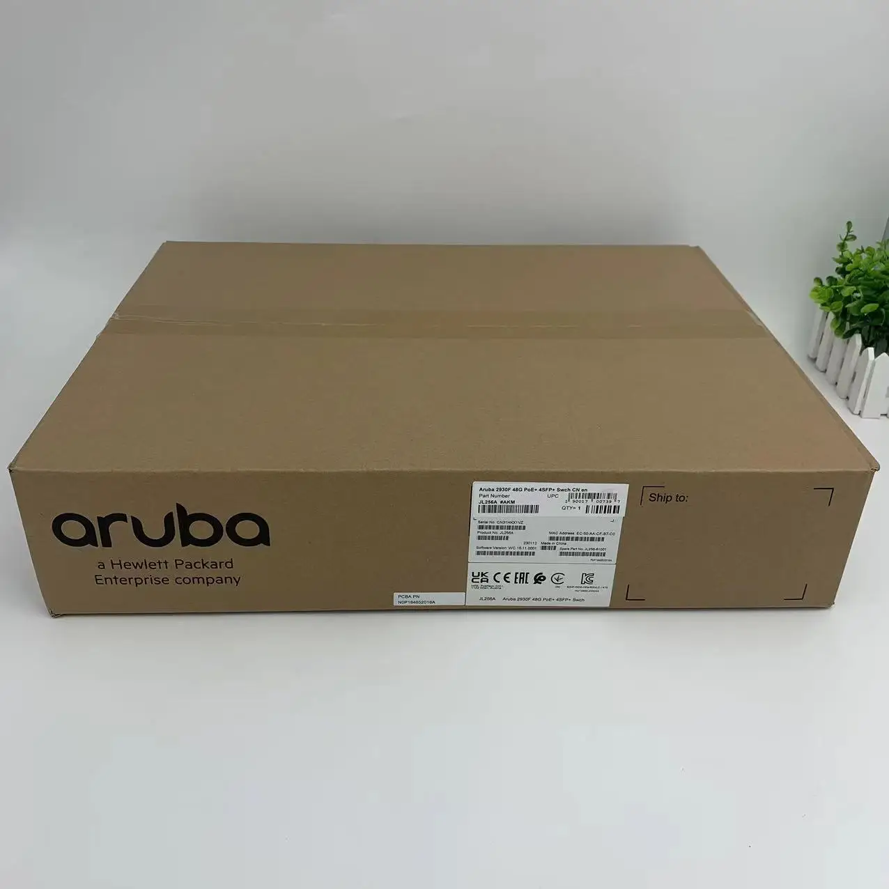 JL677A 100% оригинальный F/S HPE Aruba коммутатор управляемый сетевой aruba в наличии