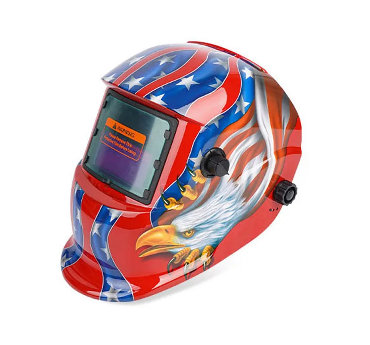 factory price heat insulated welding helmet  auto darkening welding helmet head mounted auto darkening welding helmet for worker