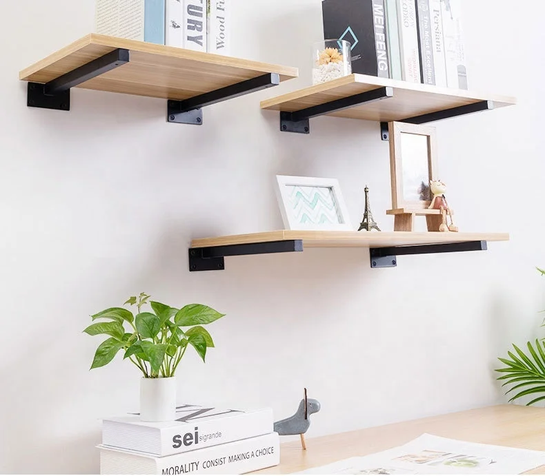 Wall Mounted Blind Shelf Support Bracket Stainless Steel Floating Shelves Hidden Shelf Brackets