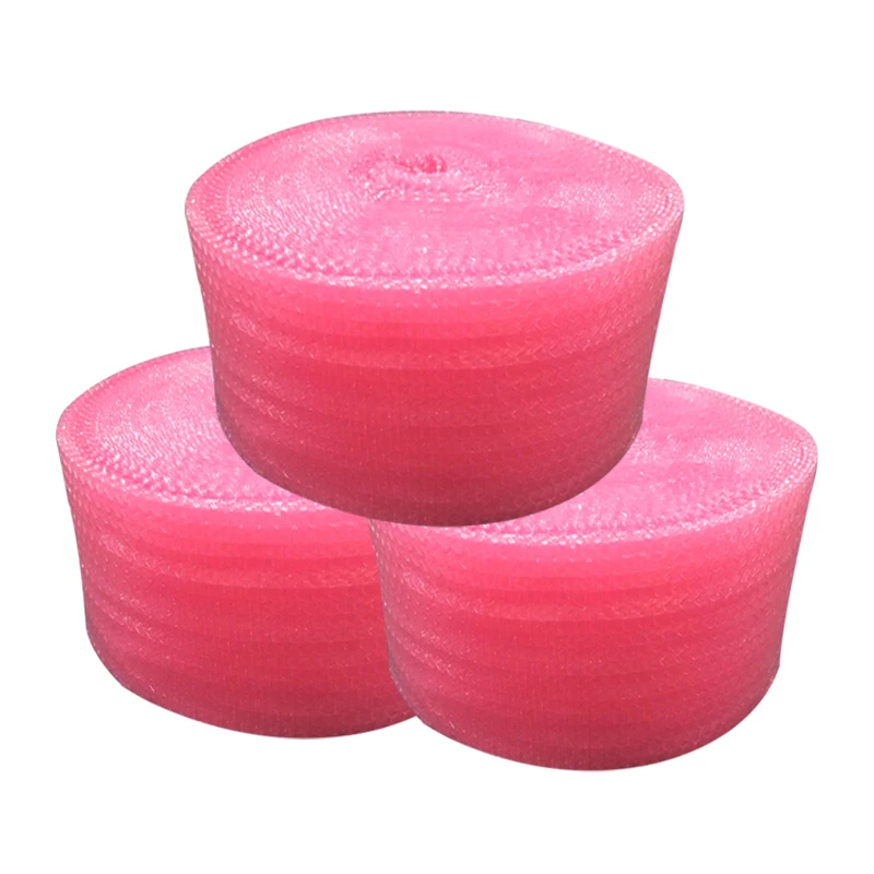 
Wholesale Custom Size Waterproof Foam Packing Pink Bubble Cushion Wrap 