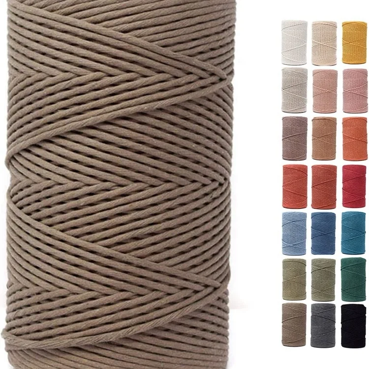 HH Wholesale Chew Toy Craft Hand Made Decoration Super Soft Braided Cotton Rope