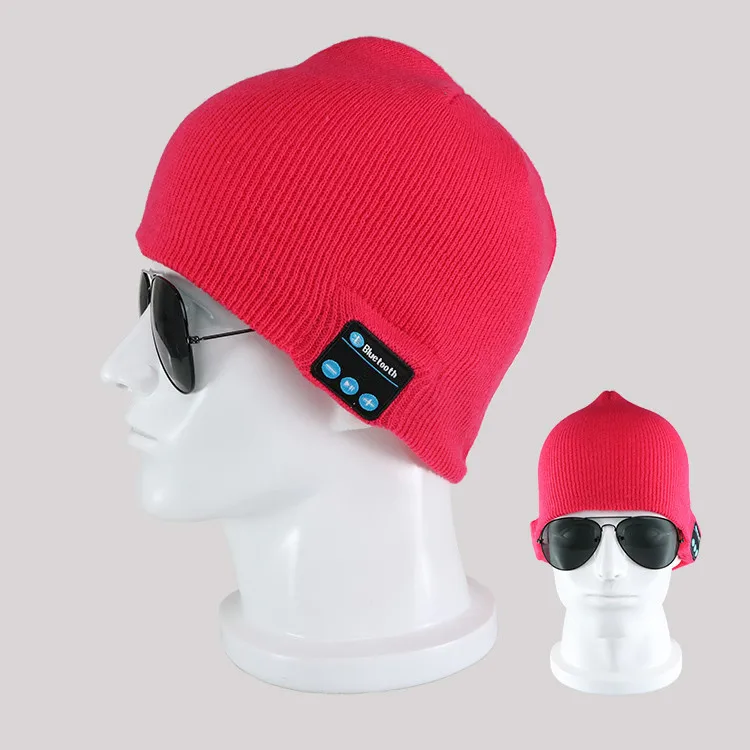 New Fashion Beanie Hat Wireless Earphone Smart Headset Speaker Mic Winter Outdoor Sport Stereo Music Hat