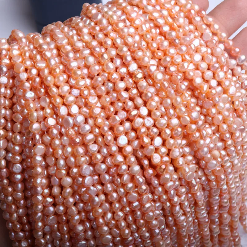 pearl Strand String Beads White Real Freshwater Pearl Cultured Natural Wholesale Loose pearl