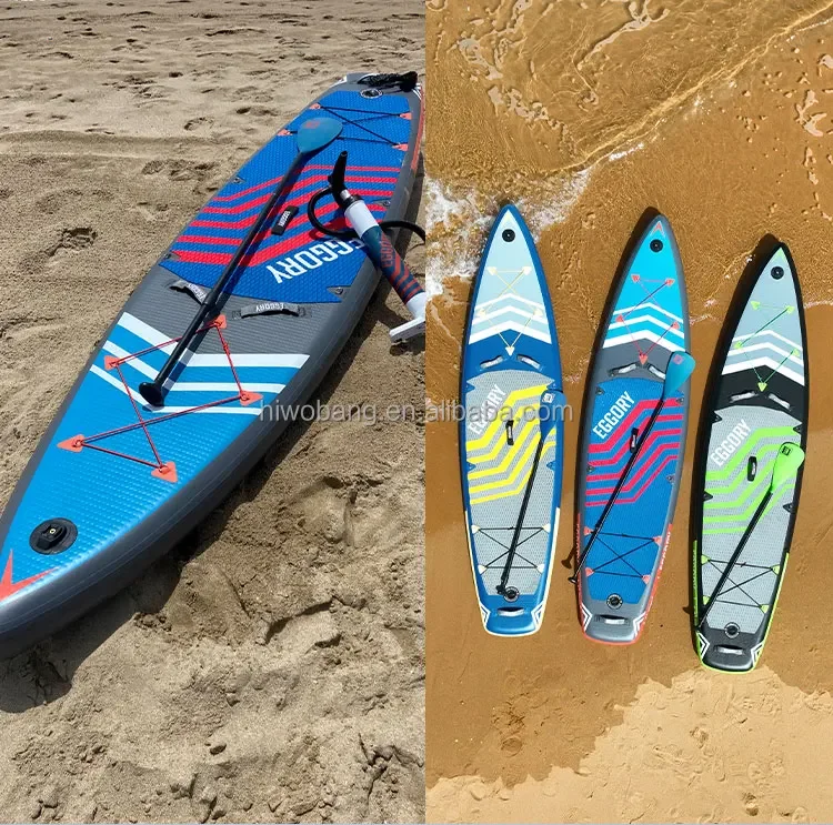 2024 hot sales  OEM  inflatable kayak sup board paddle board  with backpack pump paddle