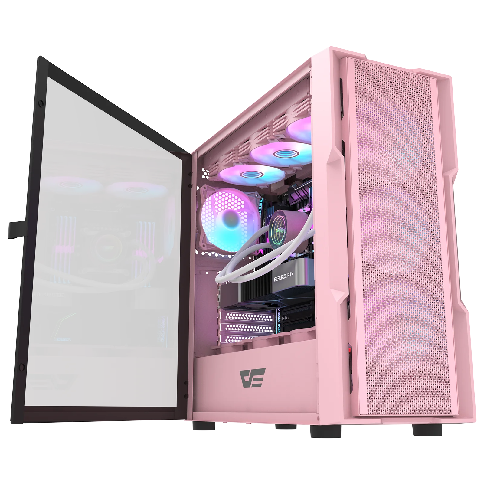 Desktop Computer Gaming Case Mid Tower Micro ATX ITX Gaming Pc Case