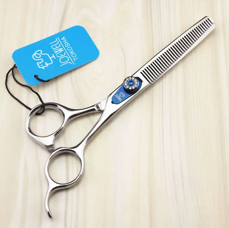 free shipping JOEWELL 6.0 inch straight handle stainless steel cutting hair beauty scissors kit