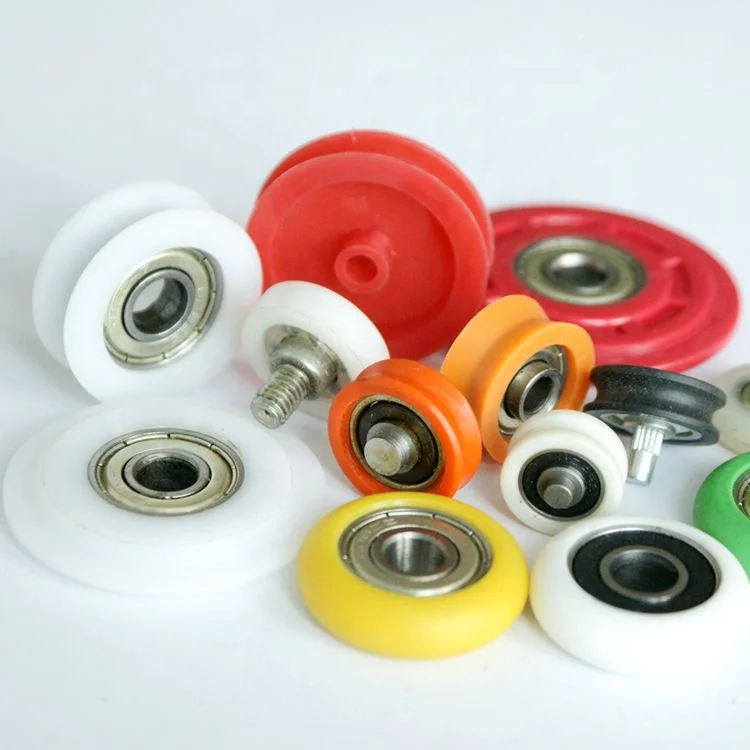 v groove Pulleys With Bearing 625zz 6000rs Plastic Nylon Small Pulley for Door & Window Roller Bearing U Groove Pulleys
