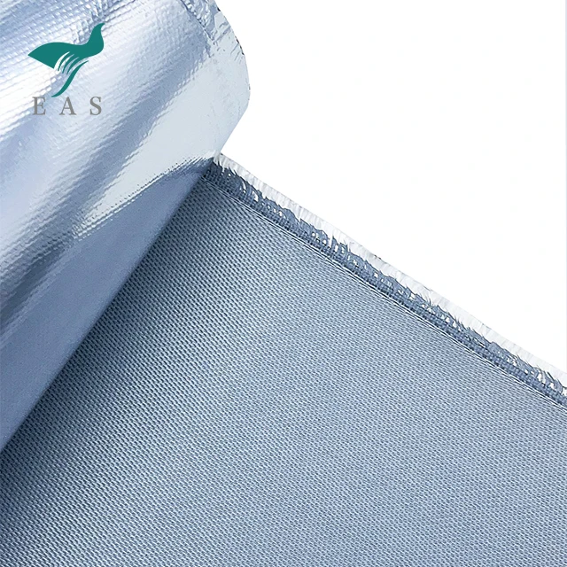 Flame Retardant Silicone Coated and Aluminum PET Film Fiberglass Fabric