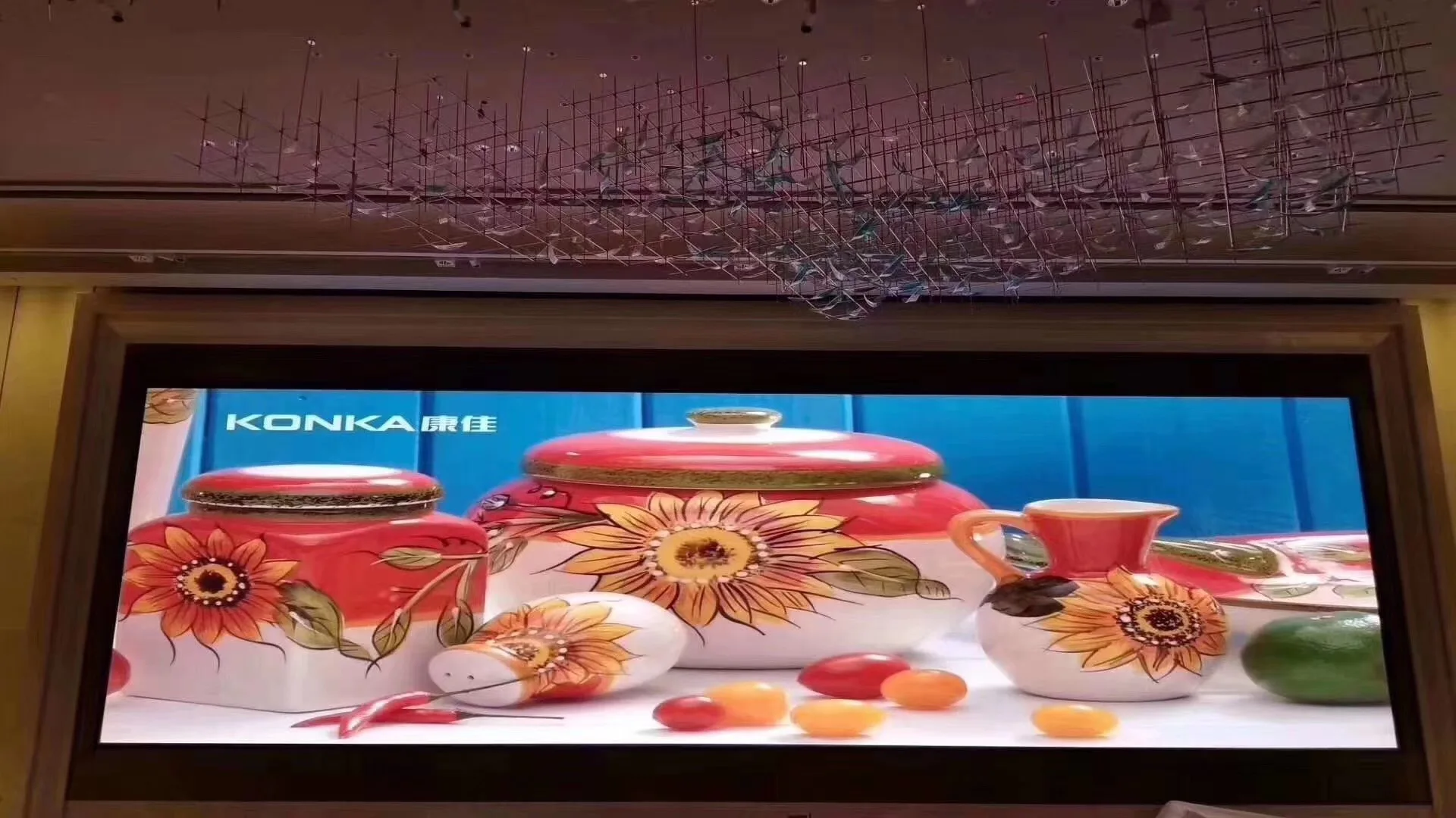 P2.5 Indoor RGB 128x32 Dot Matrix LED Display Module Video Wall Fixed LED Display Panel