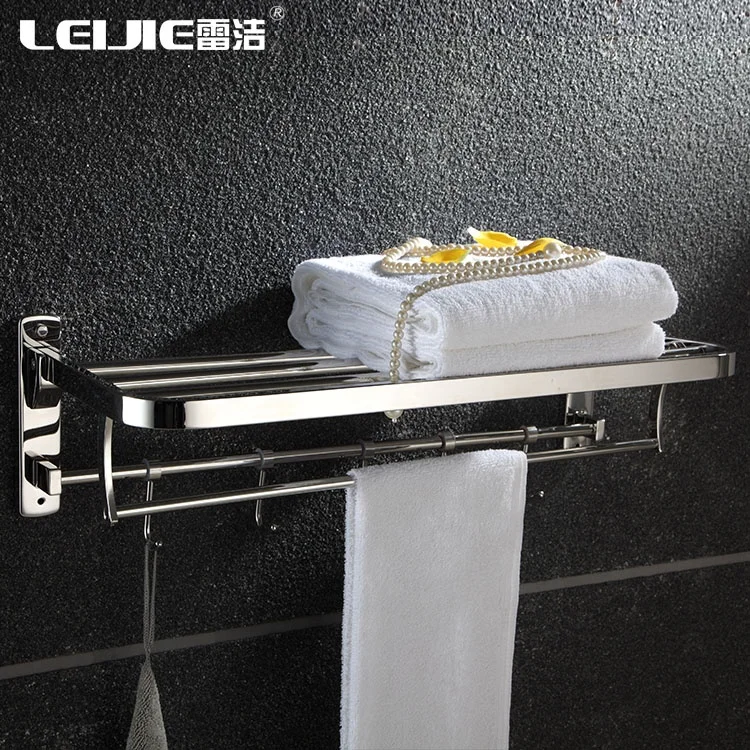 
Wholesale Double Poles Wall Mounted Stainless Steel Bathroom Towel Racks,Bathroom Accessories Set Stainless Steel* 