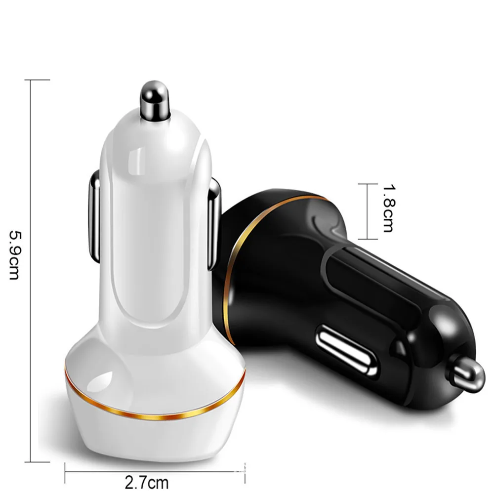 Автомобильное зарядное устройство А 2usb интеллектуальная быстрая зарядка 12-24 В для бортовой зарядки мобильного