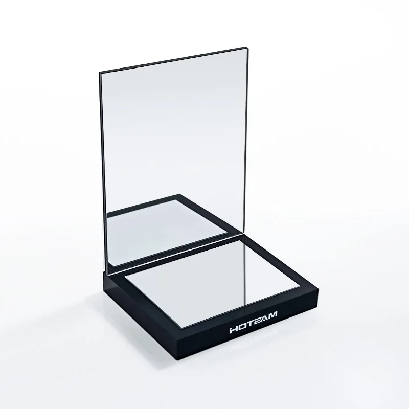 custom social media signs qr code 3d acrylic mirror sheet for home wall decor