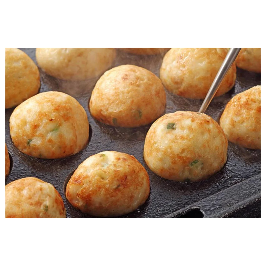 Popular seafood snack frozen takoyaki