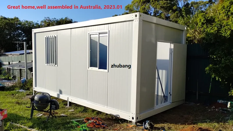 Cabin Luxury 20ft Prefabricated houses with bathroom temporary house prefabrik konteyner ev