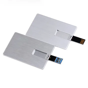  Usb 2 0 USB 3 алюминиевая визитная карта usb флэш-накопитель/металлический флэш-накопитель для кредитной карты USB-диск