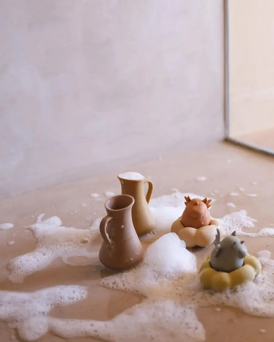 2023 NEW Silicone Unicorn Bath Toy, Silicone Bath Toy Unicorn Pouring Toy Set, Kids Bathtime Silicone Bathtub Toys Unicorn