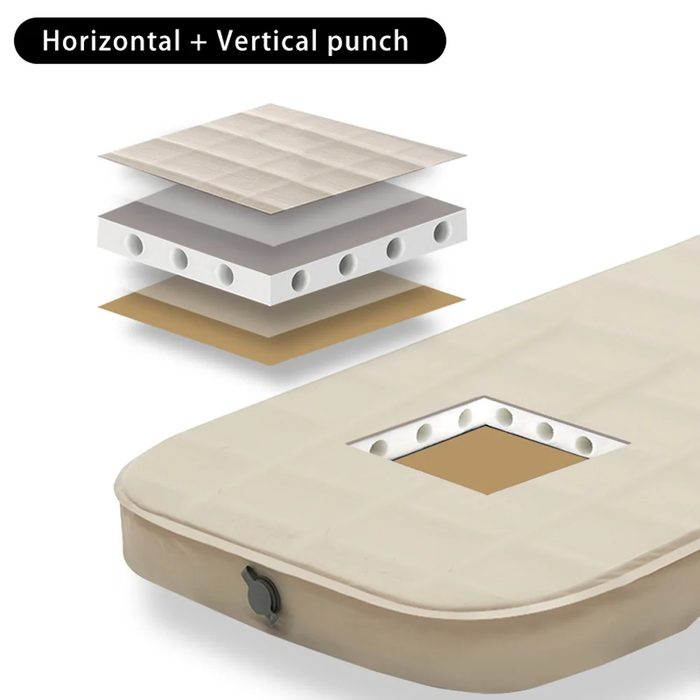 3D shaped sleeping pad  Outdoor travel mattress foam camping auto inflatable mattress camping tent mat for hiking and climbing