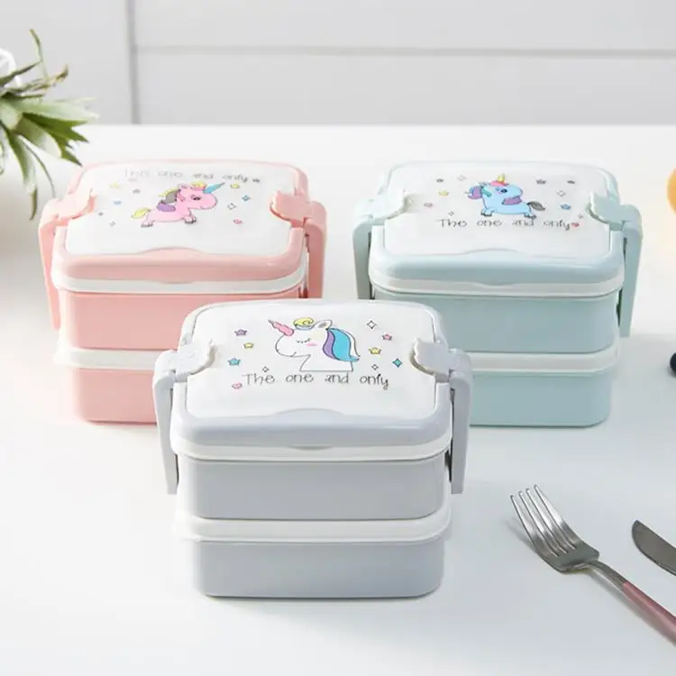 Cute cartoon lunch box bento lunch box school lunch box for kids