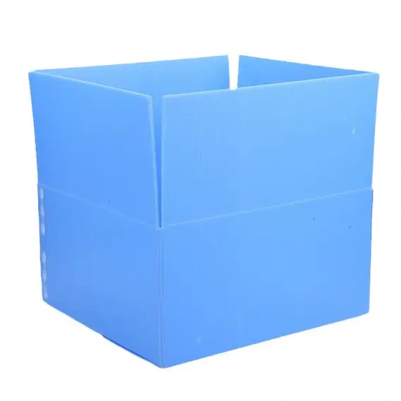 Folded PP Hollow Sheet Packaging Boxes Cardboard Plastic Card Packaging Box For Packaging