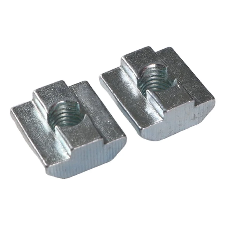Custom M4 M5 T Slot Nut Forging Carbon Steel Sliding Nut for 2020 Aluminum Profile