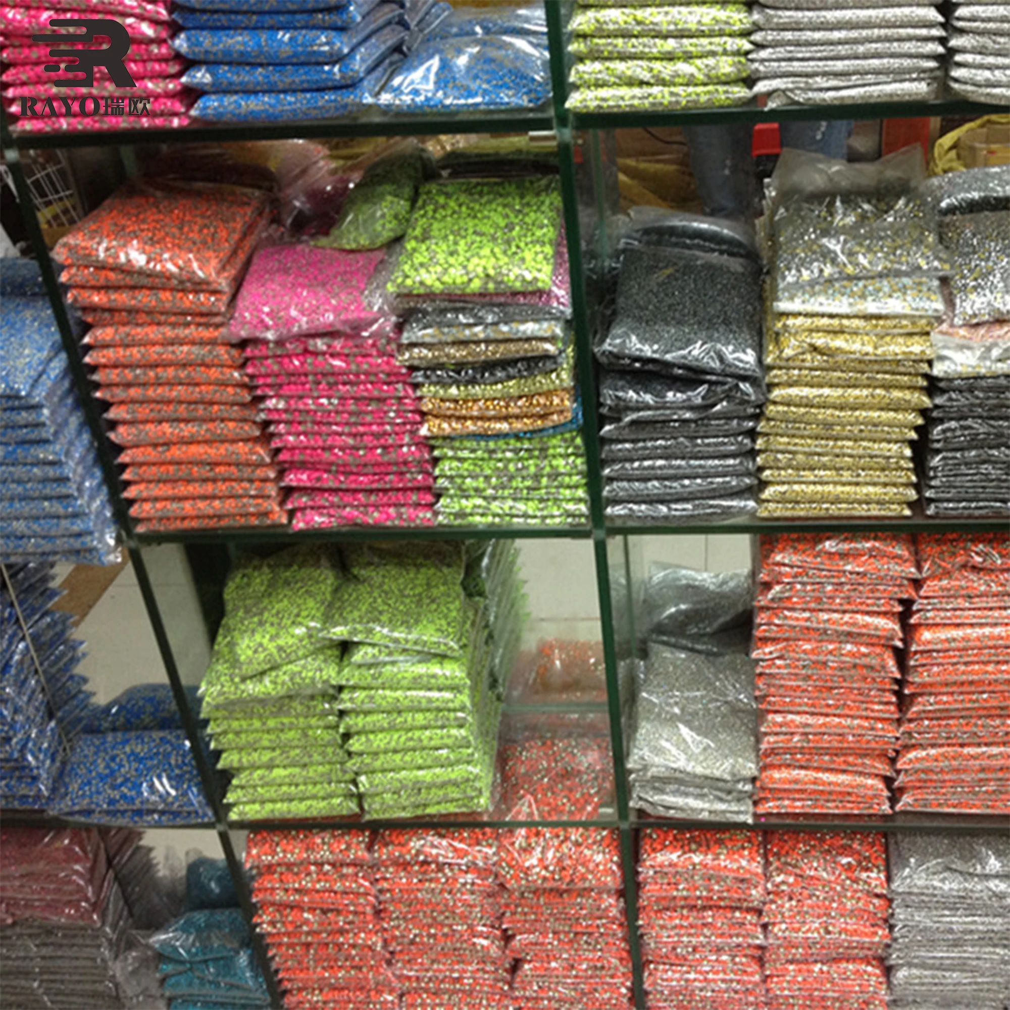 JP Factory Wholesale Bulk Crystal Rhinestone Silver & Gold Metal Claw Glass Stones for Garment & Shoe Jewelry