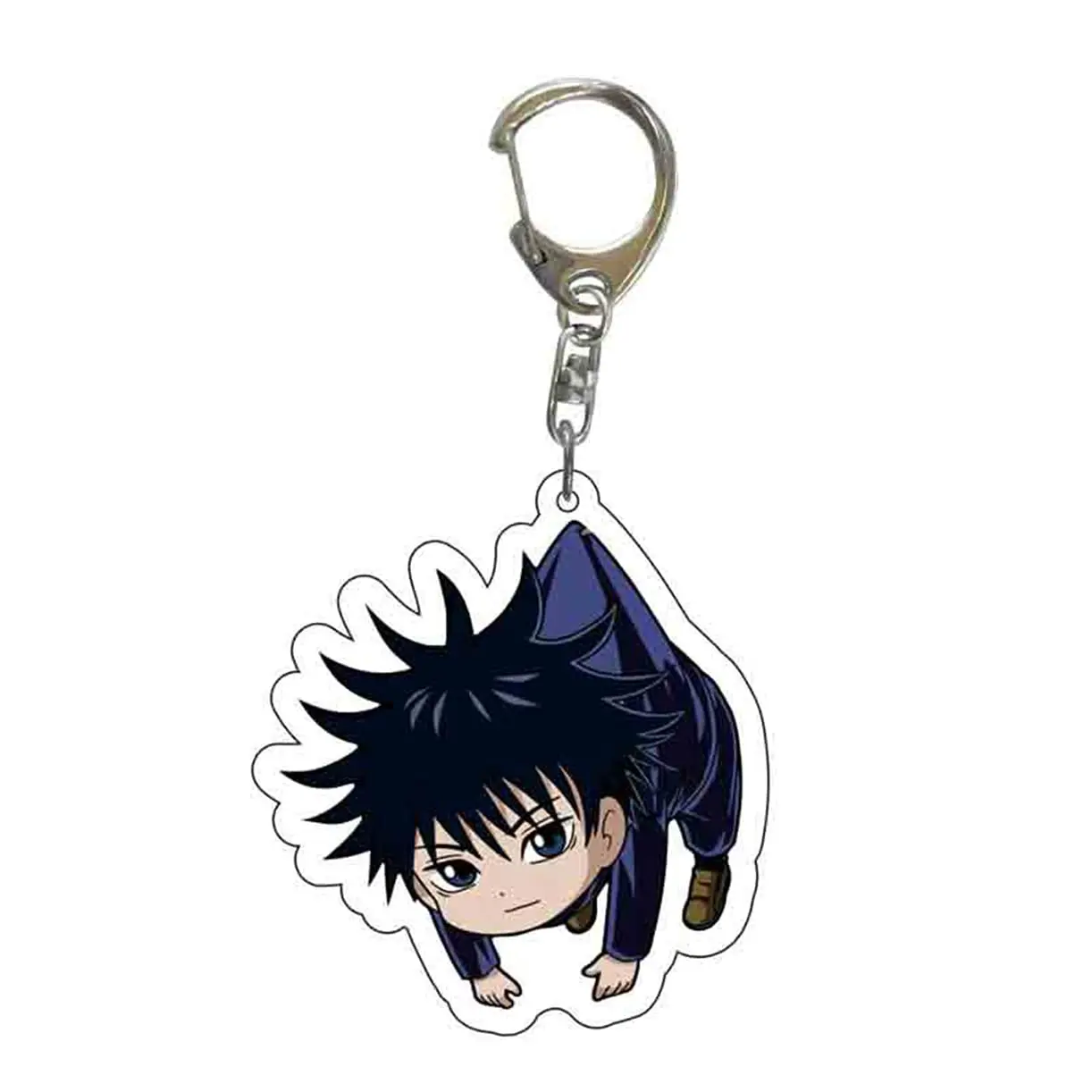 Custom Logo Promotional Cute Anime Charm Custom Acrylic Keychains Key Rings Plastic Key Chains Keychain