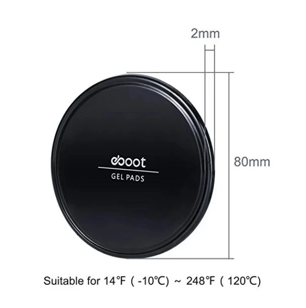 Reusable Triangle Round Fixate Gel Pads for Sticking Everything Logo Custom