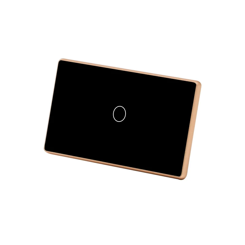 New Arrival Wall Switch Socket American Dimmer Switch 1 Gang 3 Way 120V 600W Max White Light Copper OEM Power Slider Color L