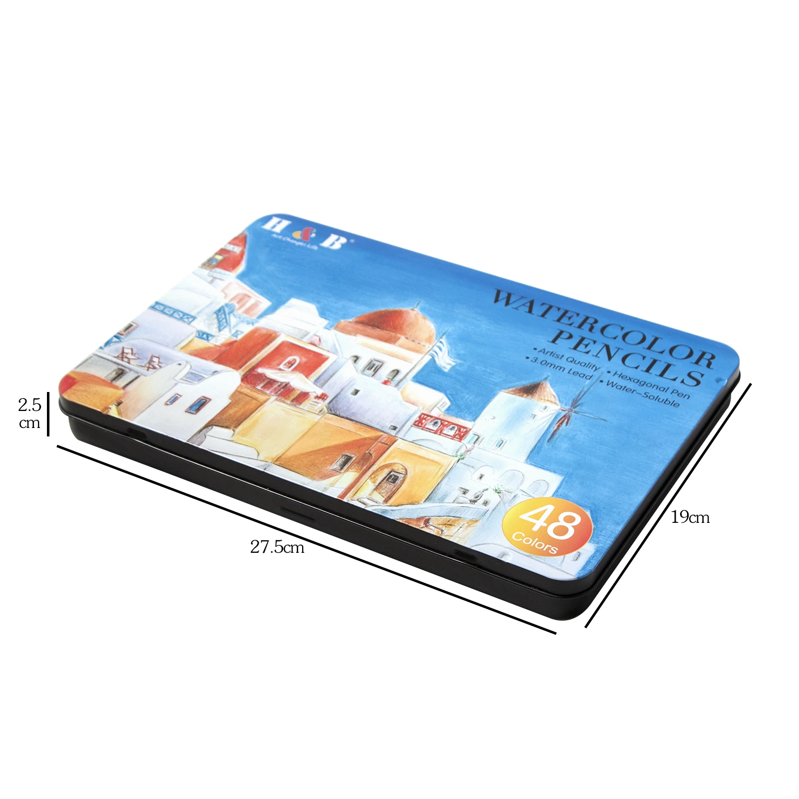 hight  quality Soft Core 48pcs colored pencils