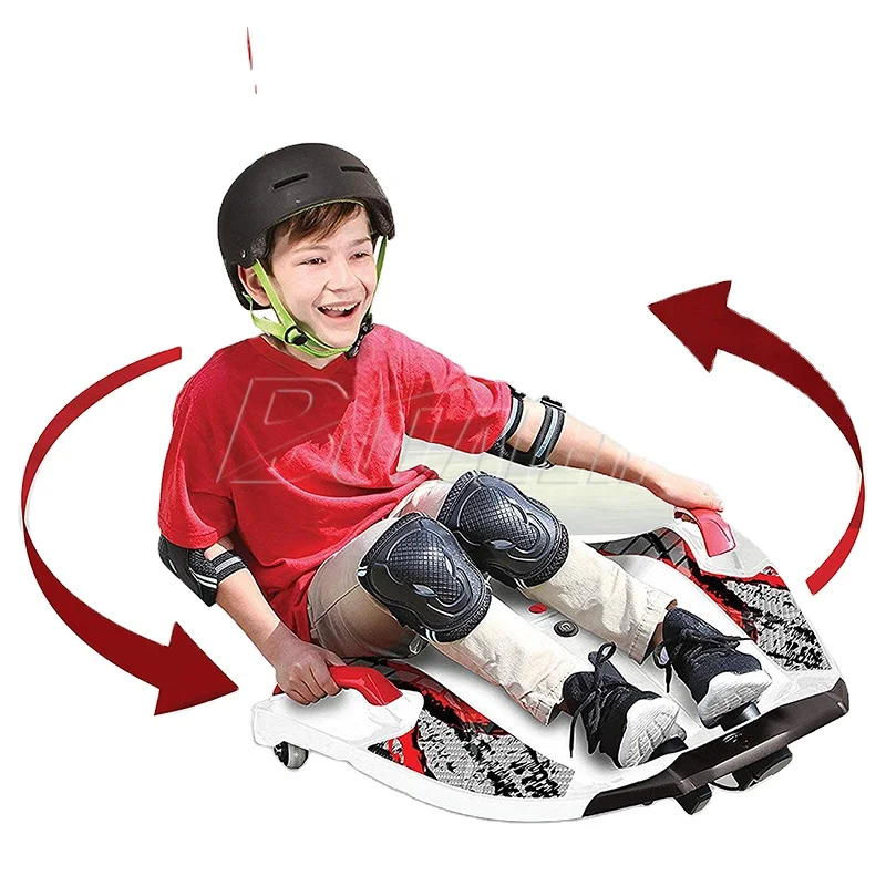 12V Devil Fish Kids Drift Kart Crazy Kart Drifting Board Electric Scooter For Kids go karts