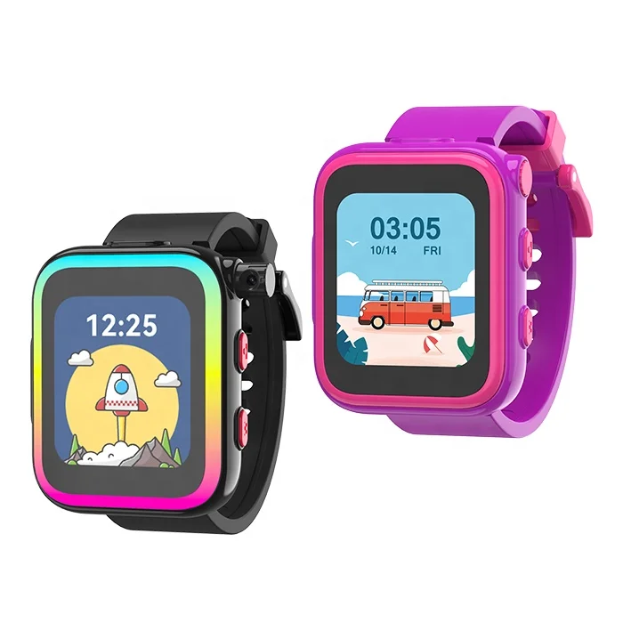 Kid Game Smart Watch Girls Boys Ages 4-12 Years Music Player HD Touch Screen 29 Game Camera Flashlight Kids Smartwatch Gift Toys