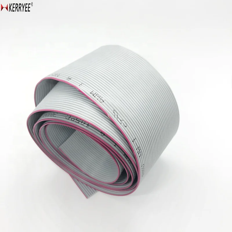 1.27mm pitch electrical wire flat cable UL2651 34P connector