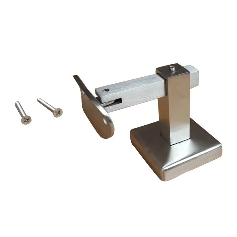 EKOO adjustable stainless steel square mounting bracket stairs staircase railing handrail bracket wall mount