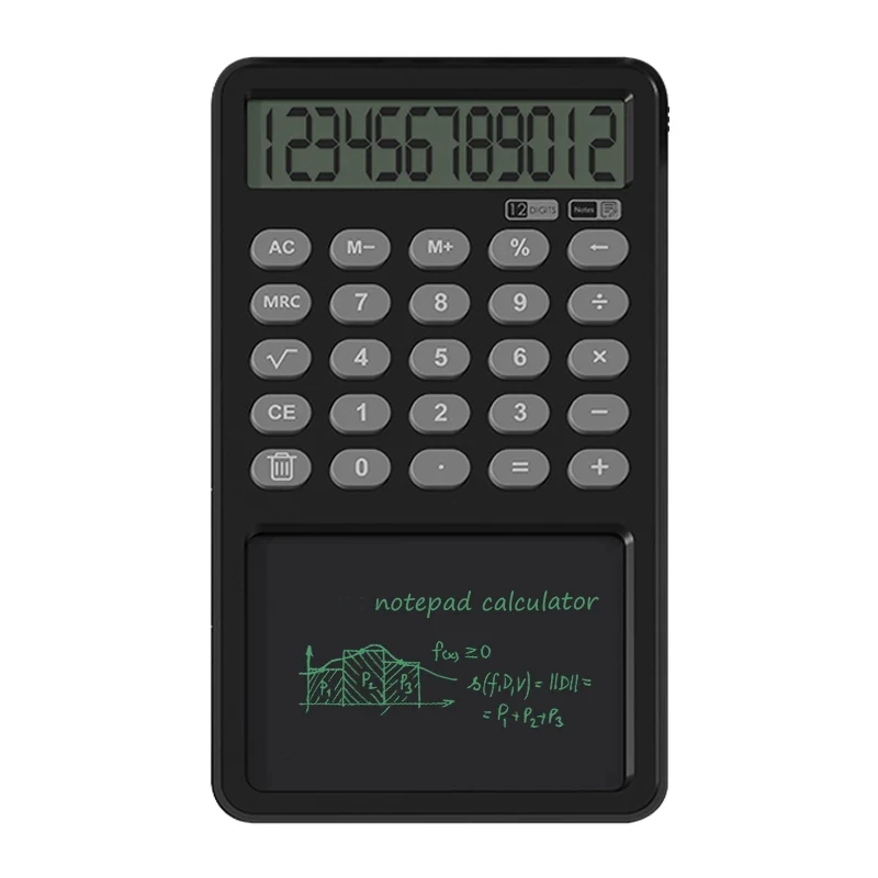 12 цифр дисплей калькулятор блокнот ЖК письменном таблетки доска для рисования с Стилус стереть фиксирующей кнопкой для офиса студентов