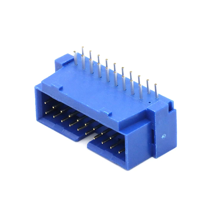 
China supplier USB 3.0 20-Pin Right Angle Male IDC Connector Box Header PCB Connector for motherboard 