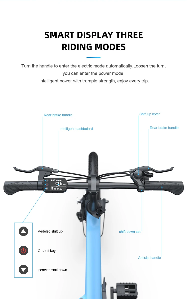 20 Inches City Electric Bicycle With Rear Rack PXID P4 Fast Speed High-End City Bicycle  2 Wide Wheels E Bike for Adults
