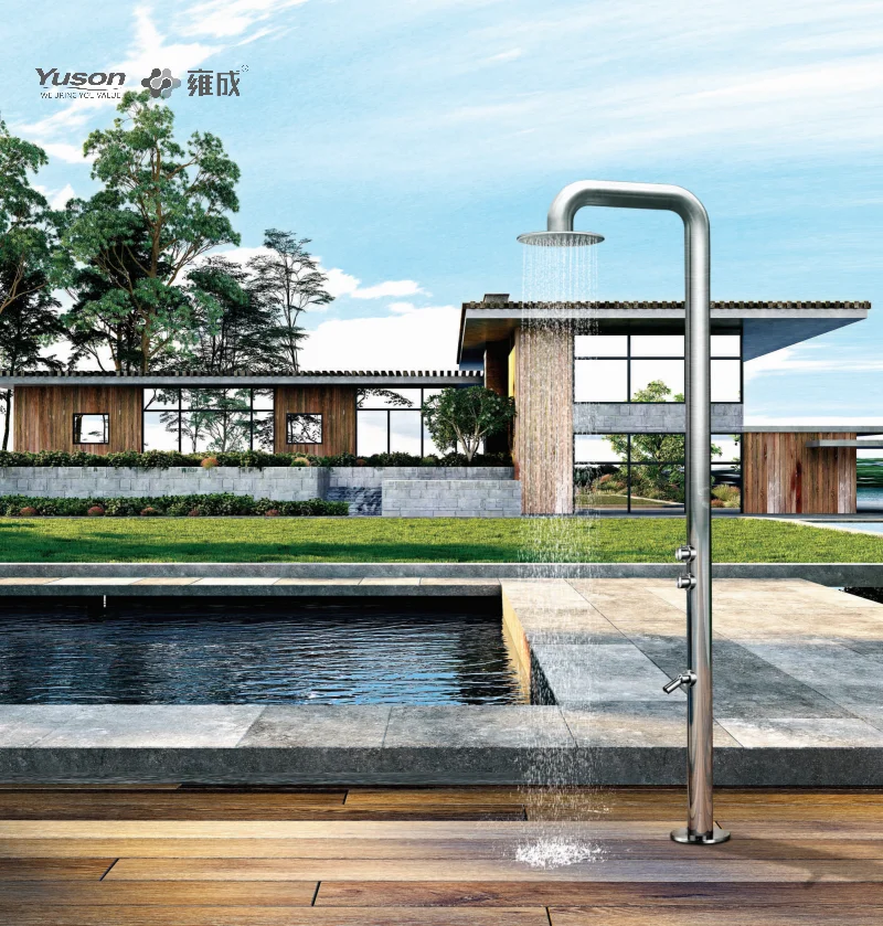 YUSON YS78641 Wholesale Products antirust sts 304 outdoor shower garden shower pool shower for beachside