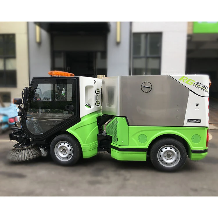 Customized Multifunctional Electric Road Sweeper Street Road Sweeper Machine Four Wheel Road Sweeper