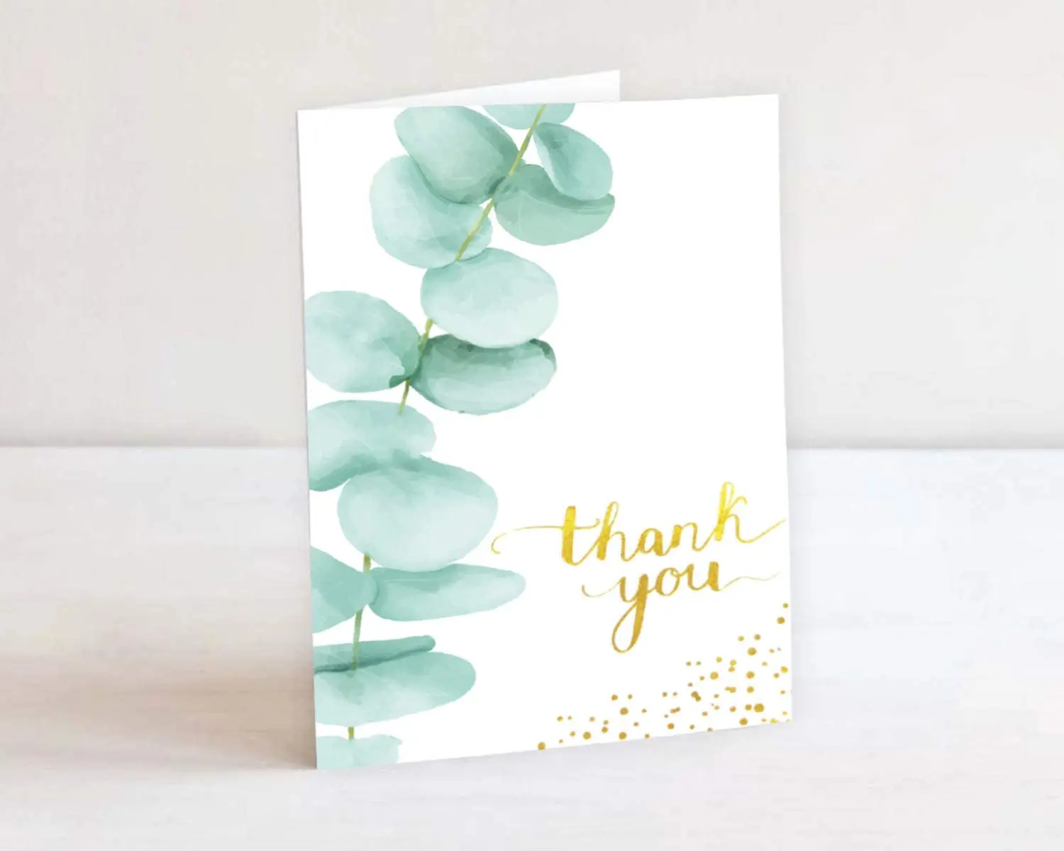 Открытки из золотой фольги с надписью «Thank You» для свадебной вечеринки в честь будущей матери конвертами