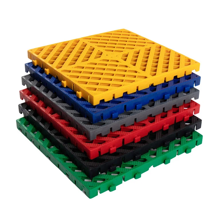 Non Slip Garage parking lots Plastic Floor Tiles