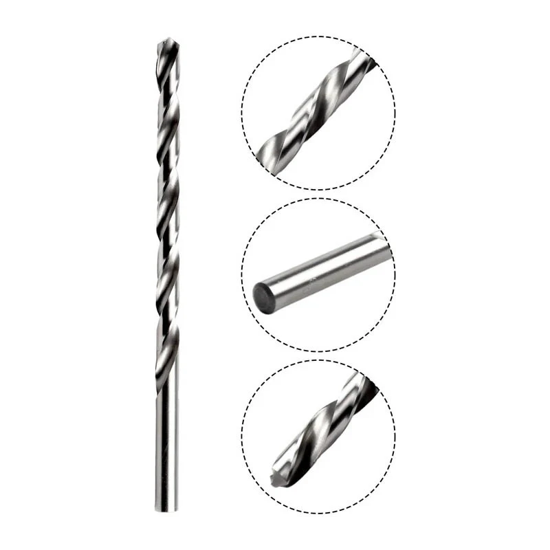 Wholesale High Quality HSS Straight Shank Twist Drill for Wood working Plastic Iron
