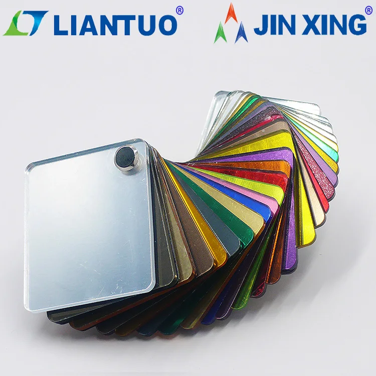 Customized Color Thin PMMA Acrylic Sheet Cut To Size Plastic Mirror Broad