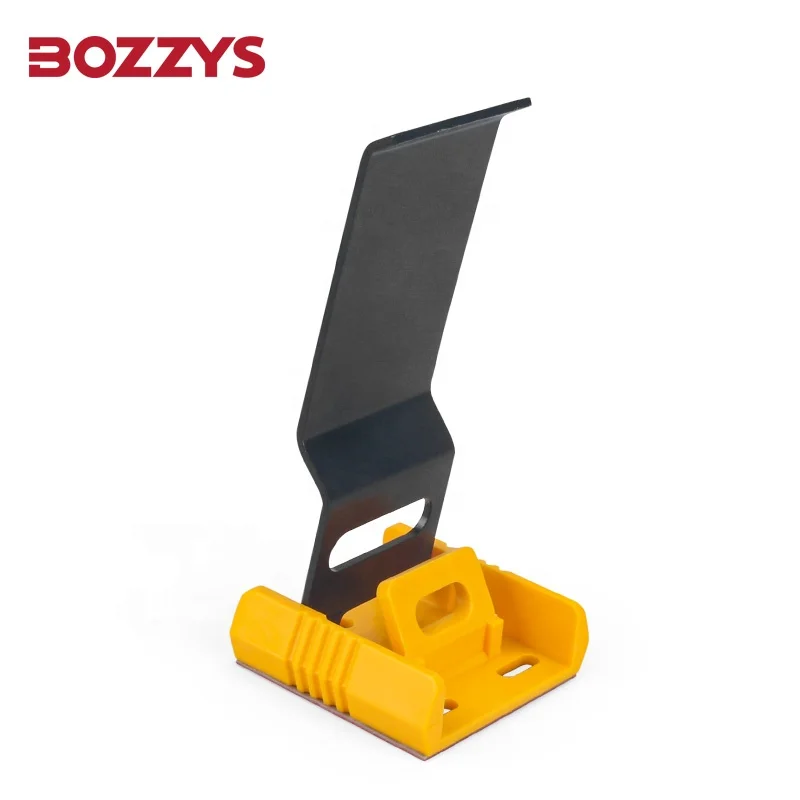 Industrial Electrical Button Switch Lockout Device With Adhesive and Mounting Screws Suitable for Distribution Cabinet